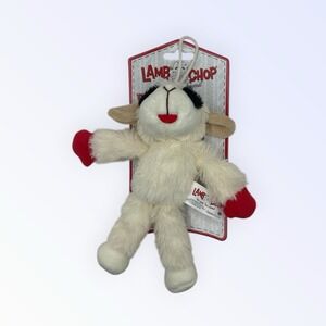 LambChop-The Lamb! The Legend! Plush 7" Dog Toy with Squeaker